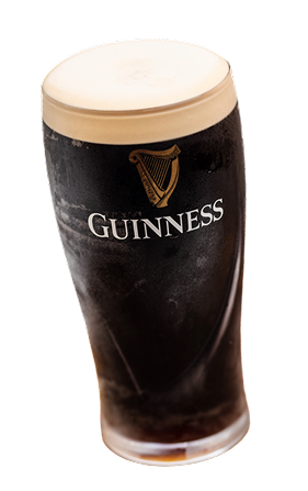 Guinness pression servie au bar Coolin à Hossegor