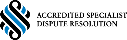 The image features a black background with a stylized blue and white logo or design.