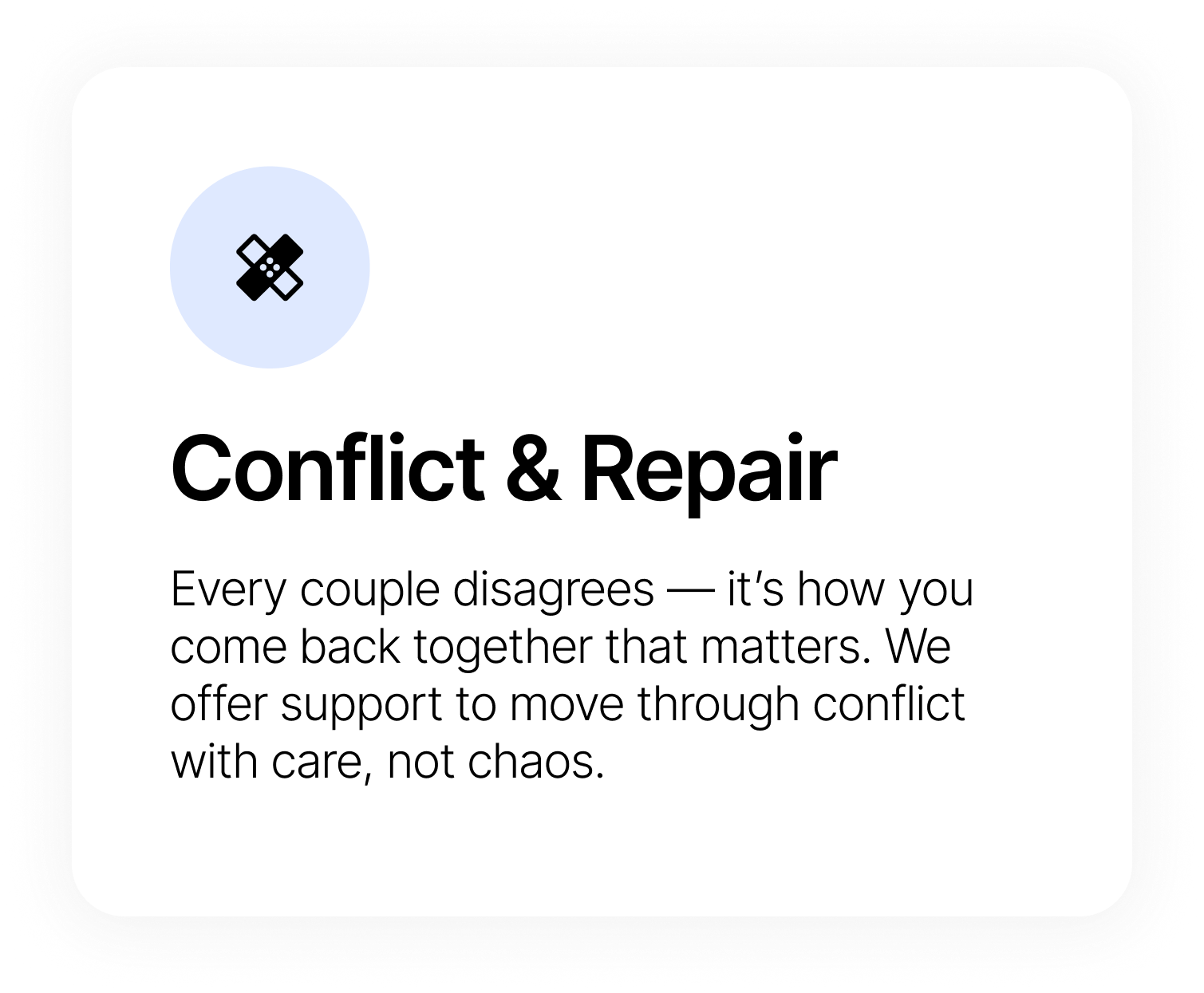 Conflict and Repair