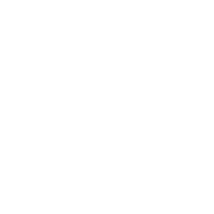 White lightning bolt symbol on a black background.