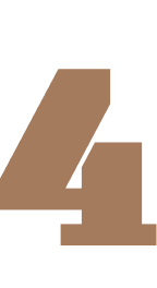 Number four in a brown and black style