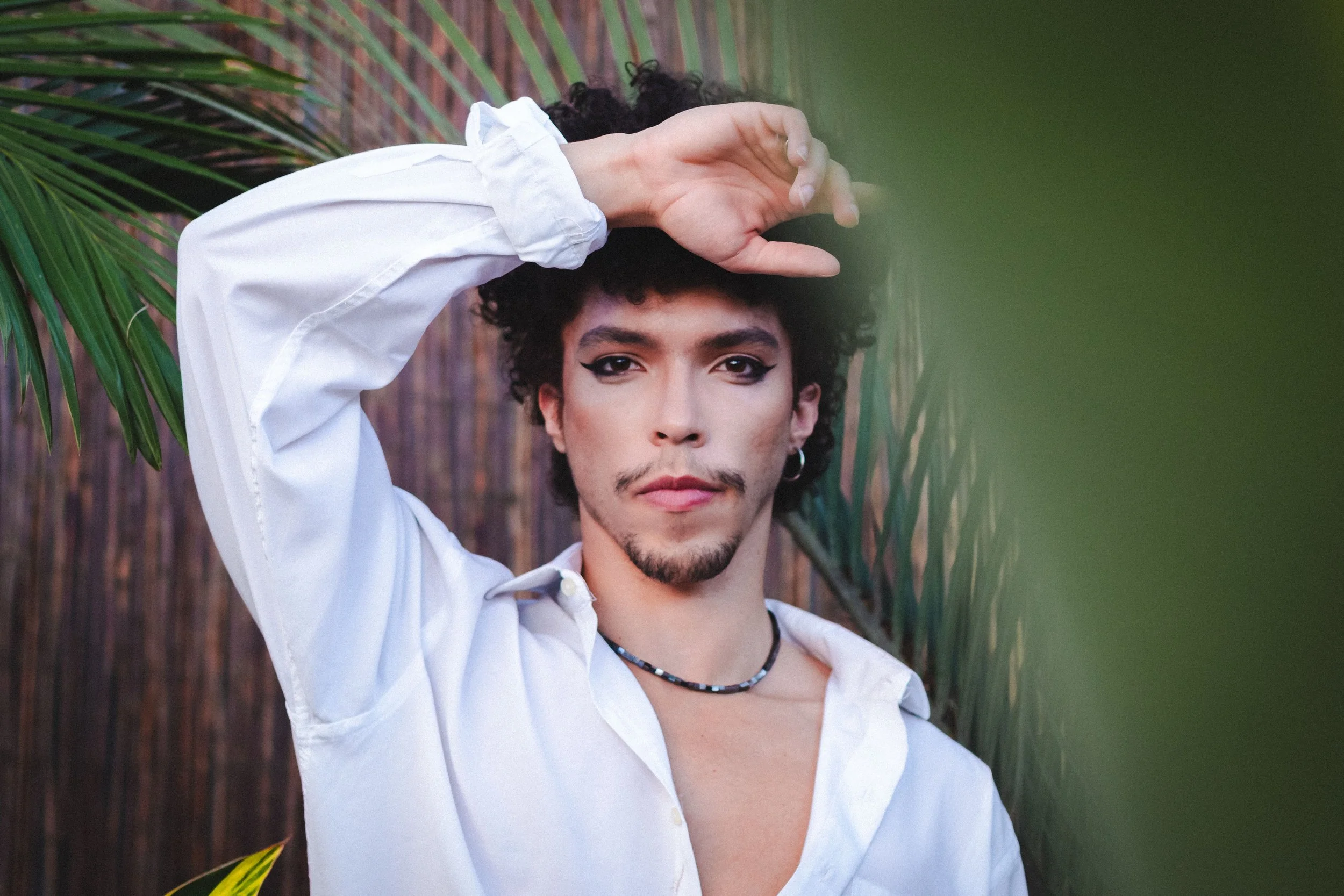 stylish portriat of a non-binary person