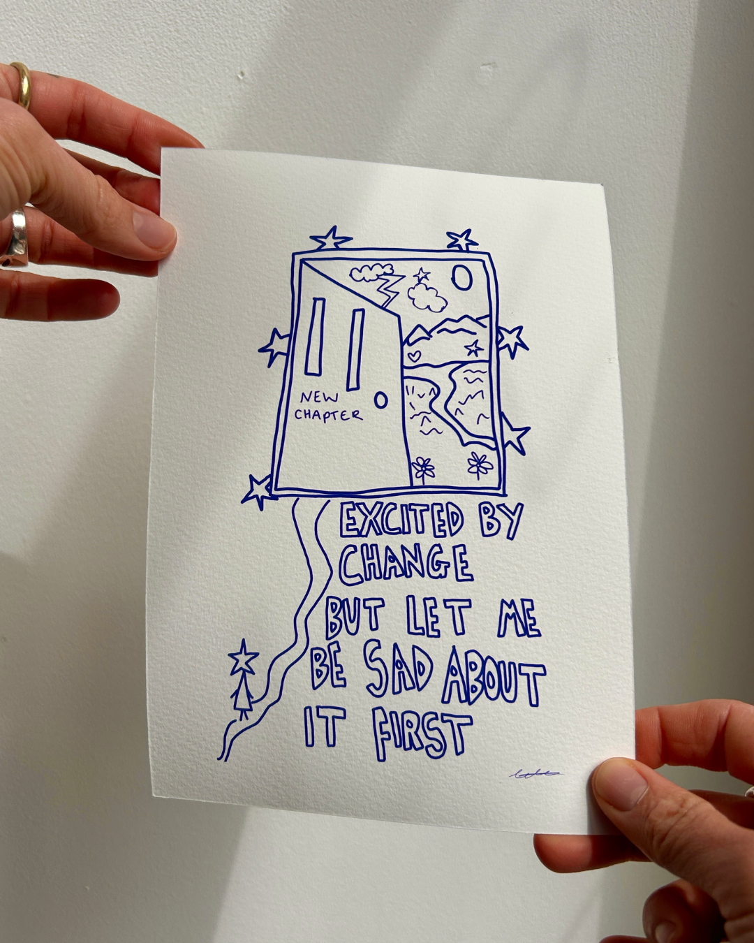 Let me be sad - Fine Art Print