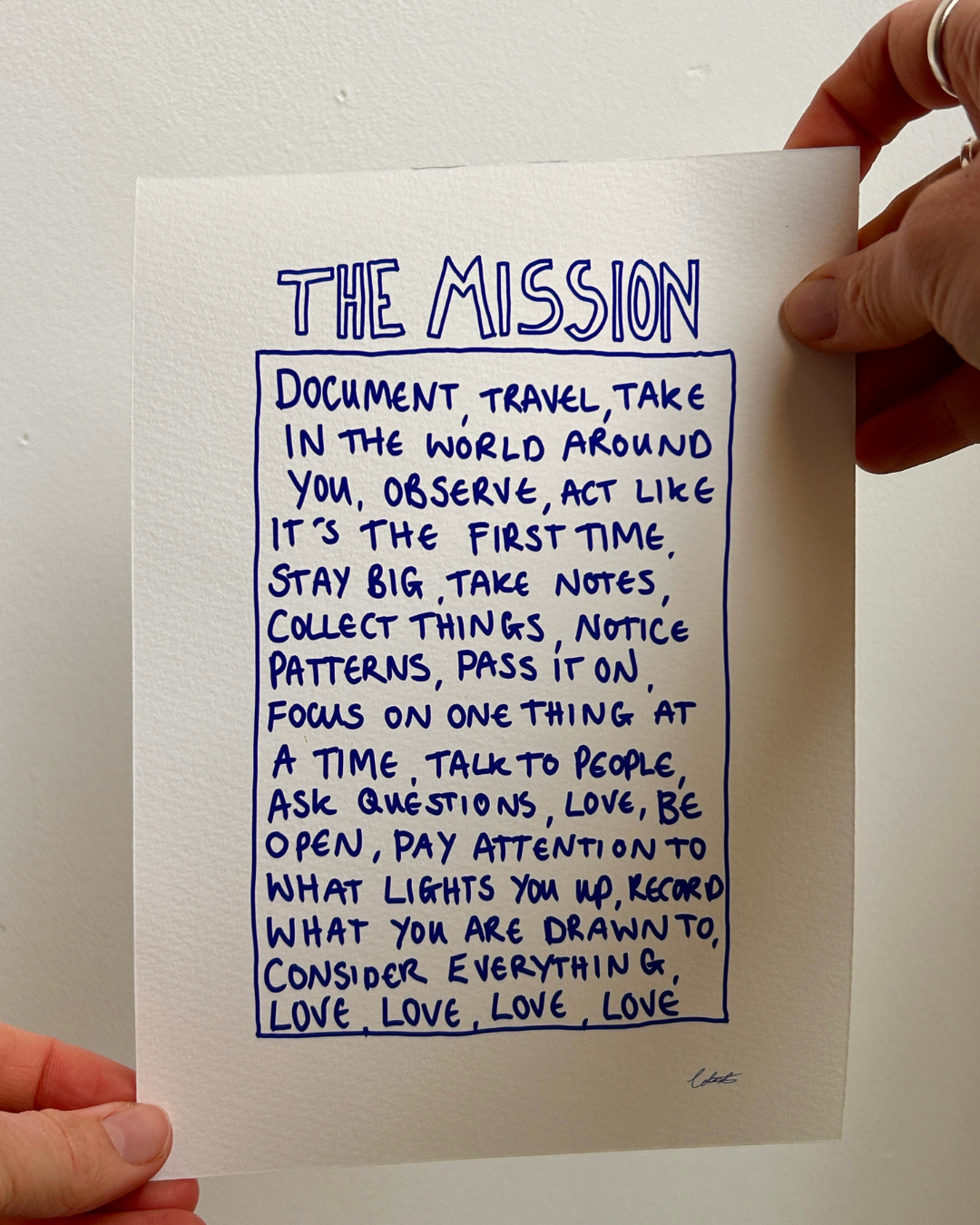 The Mission - Fine Art Print