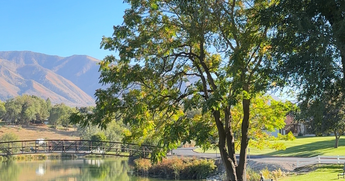 View of salem pond and nebo mountain in utah county - moving to Utah County relocation guide by Sam Foley