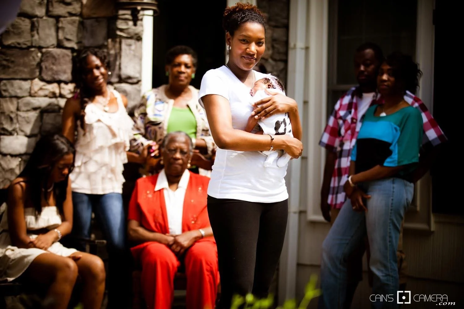Ayana Parsons with her first daughter