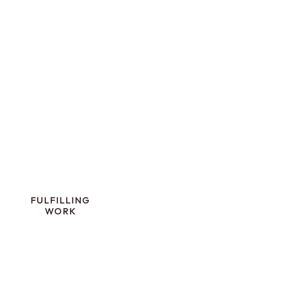 Venn diagram with section labeled "Fulfilling Work"