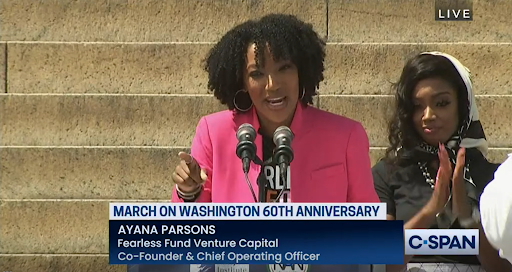 Ayana Parsons at March on Washington 60th Anniversary