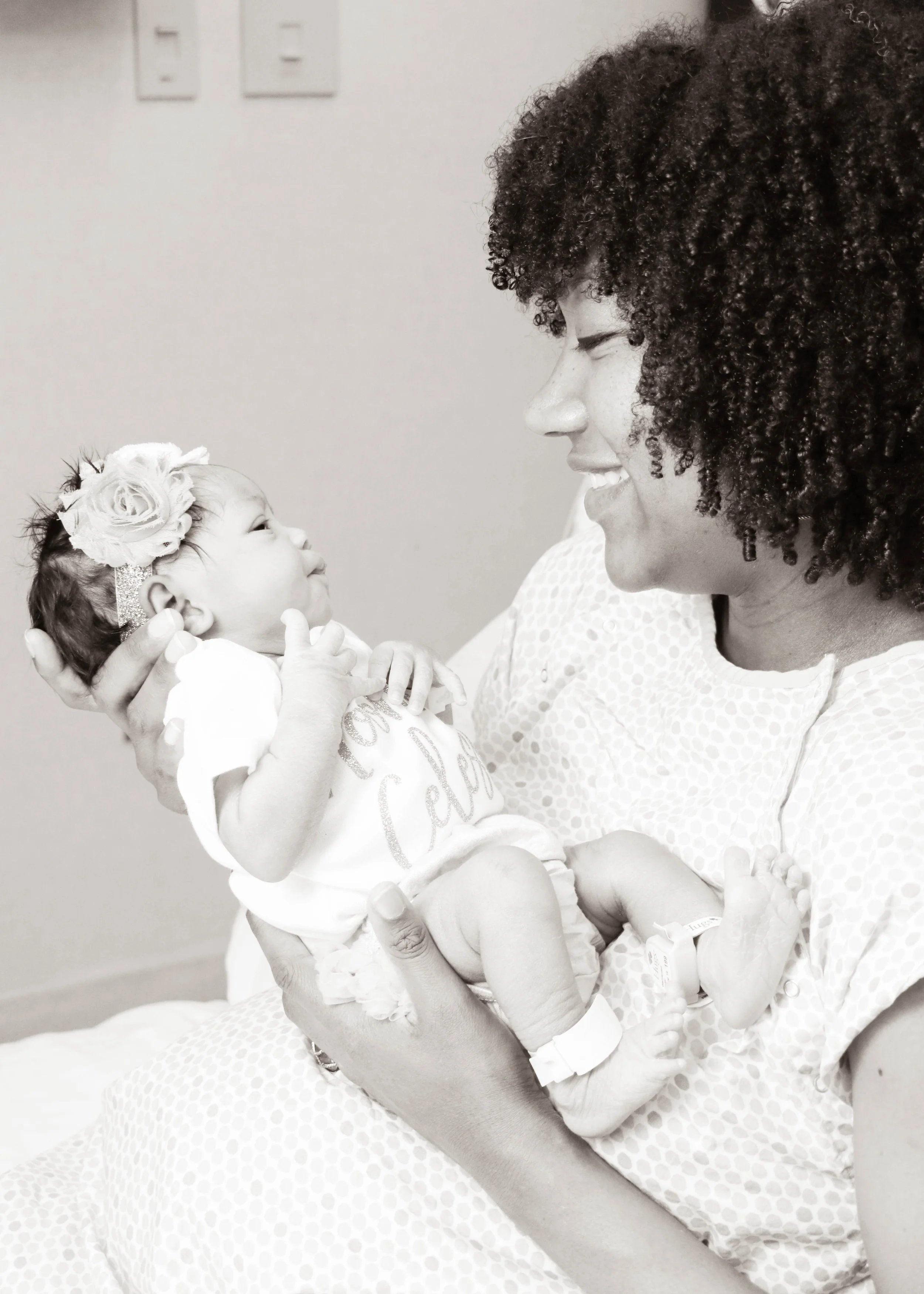 Ayana Parsons with second daughter