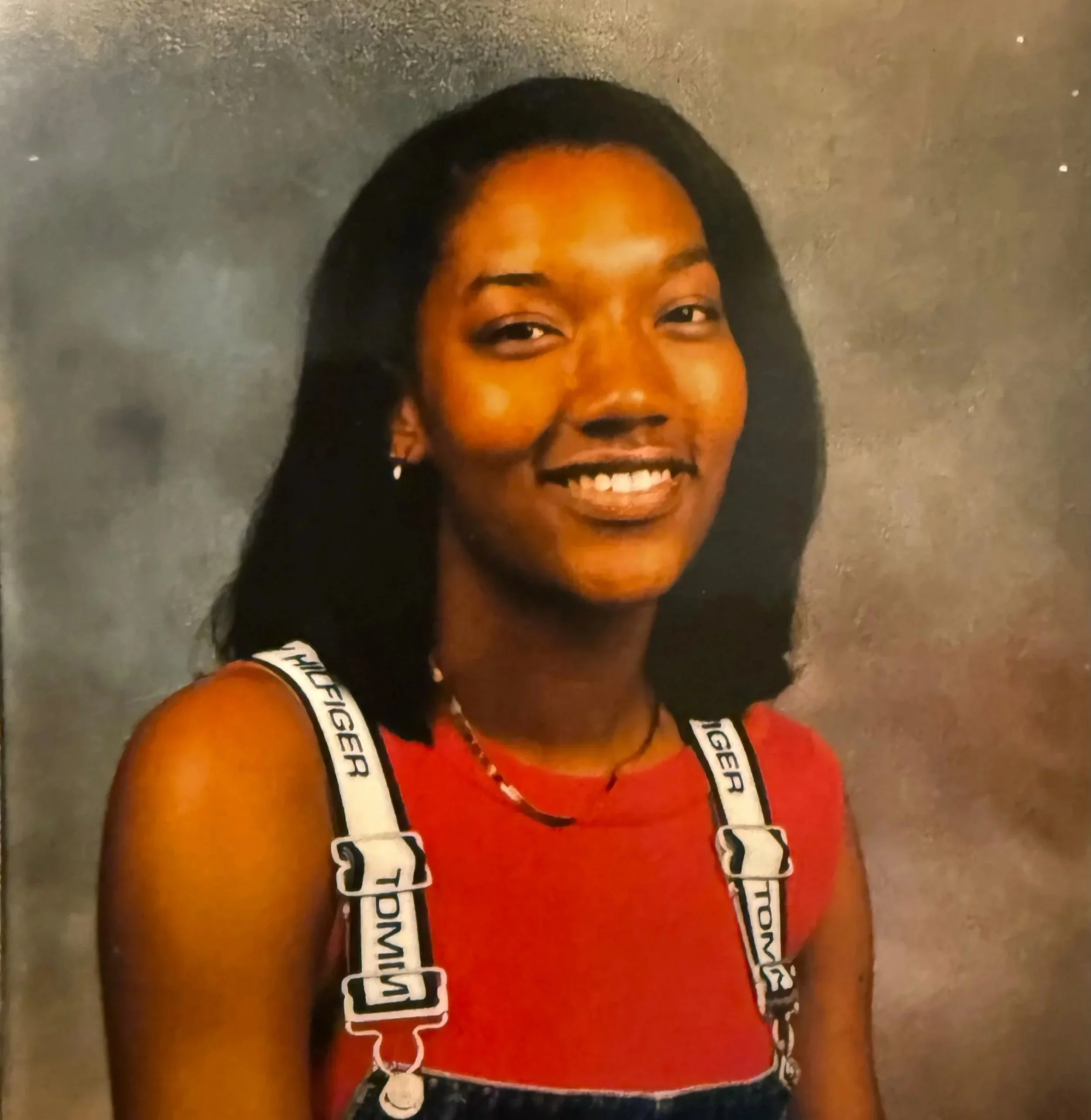 Ayana Parsons as a teenager