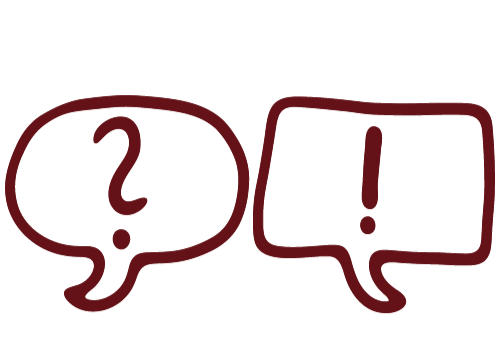 Icon von zwei Sprechblasen als Symbolbild für Beratung und Schulung