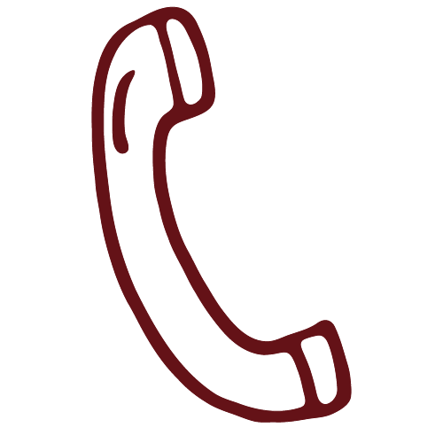 Icon von Telefonhörer als klickbares Element um Eva Rieger anzurufen