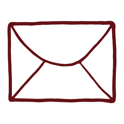 Icon von Briefumschlag als klickbares Element um Rieger eine Mail zu schreiben