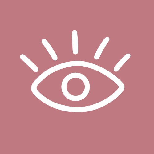 Icon von Auge als Symbolbild für Sichtbarkeit
