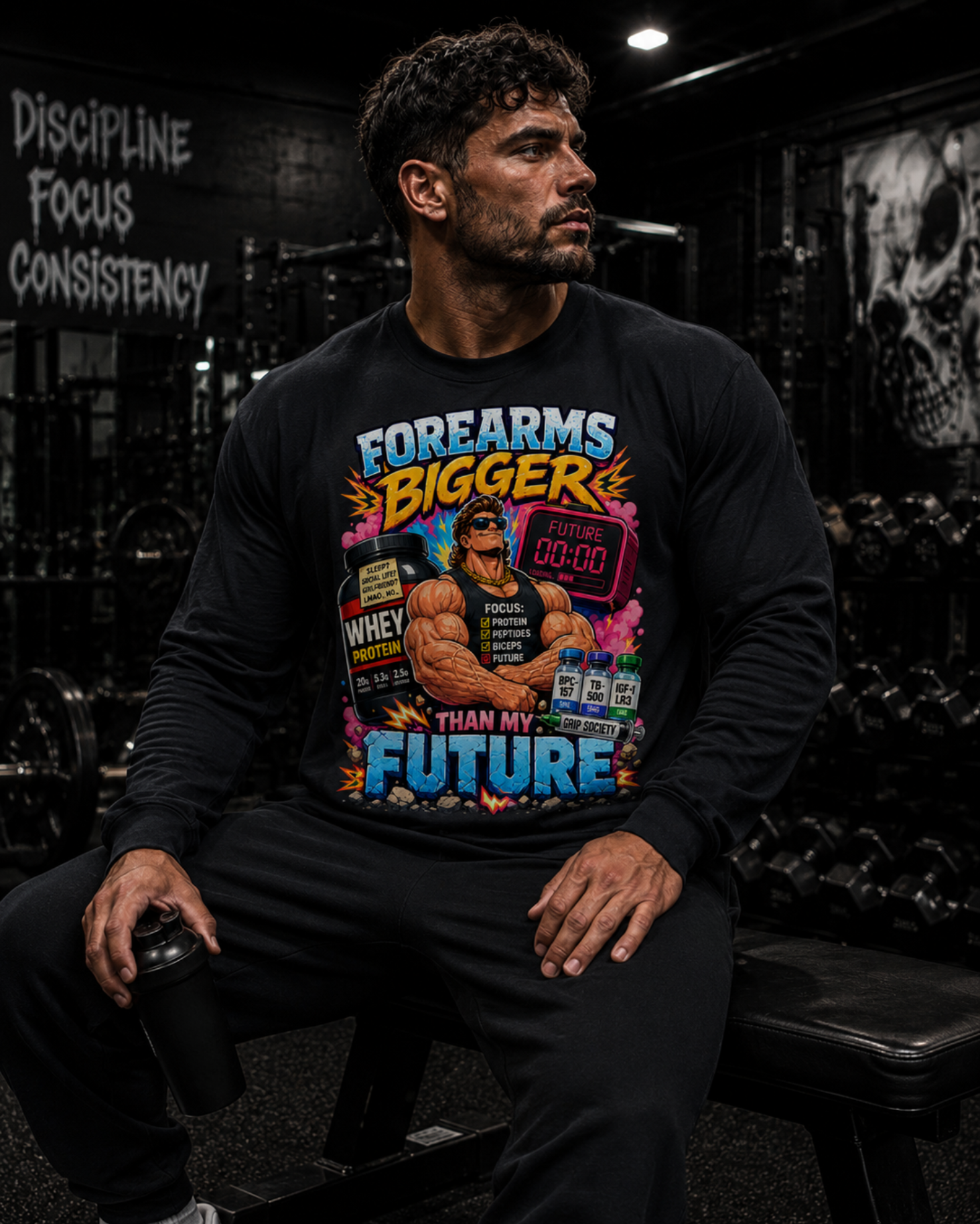 No Future Long Sleeve Tee - Punchline Series