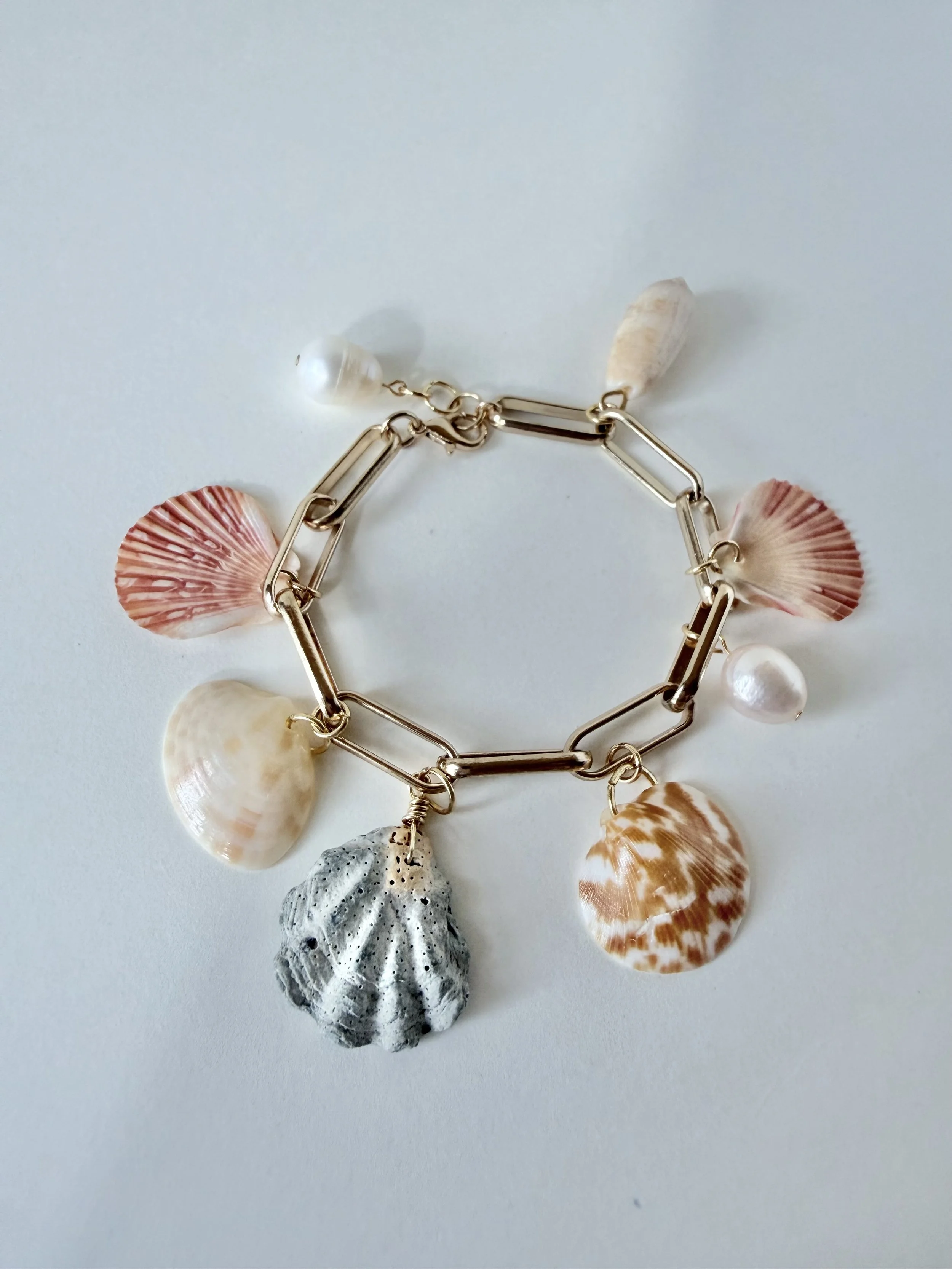 SOLD - special ordered seashell bracelet
Special orders are available.