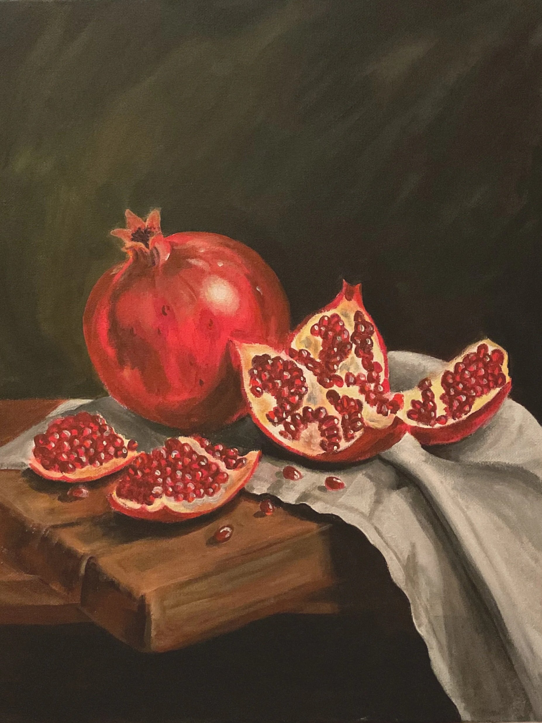Pomegranate Still Life
