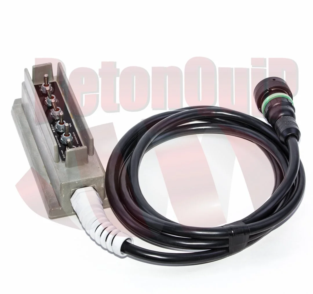 Electrical cable with multiple connectors, used for industrial or electronic equipment.