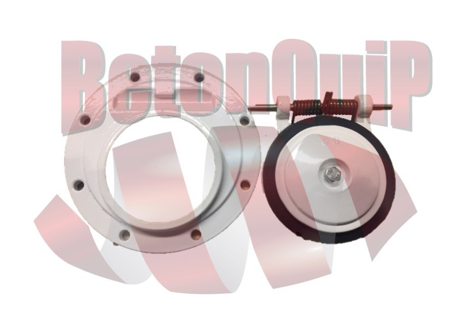 Automotive steering wheel hub, black steering wheel cap, and steering wheel installation tool.