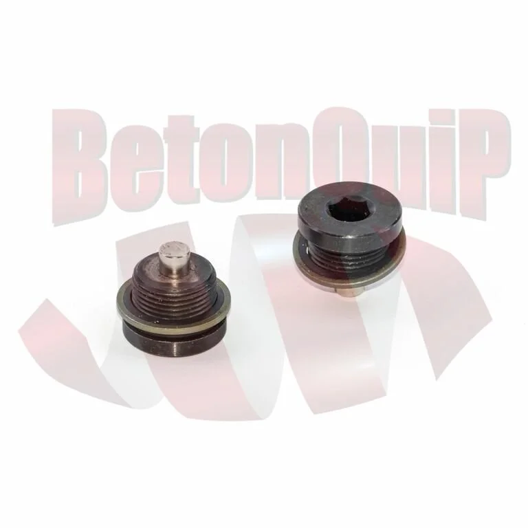 Two automotive engine parts, possibly valve stem seals or similar components, on a white background with the logo 'BetoEquip' faintly in the background.