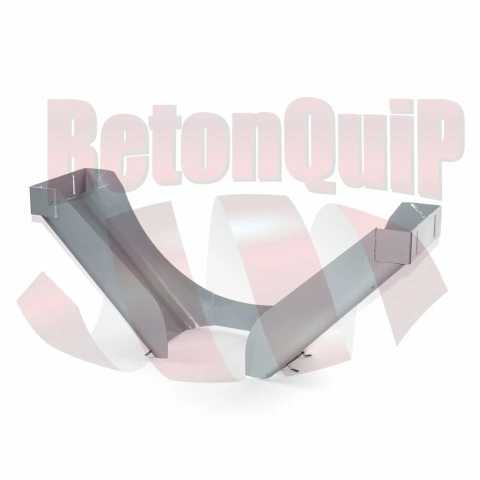 A metallic auto body part, possibly a bumper or a frame component, displayed against a white background with a faded 'RetonQuIP' logo.