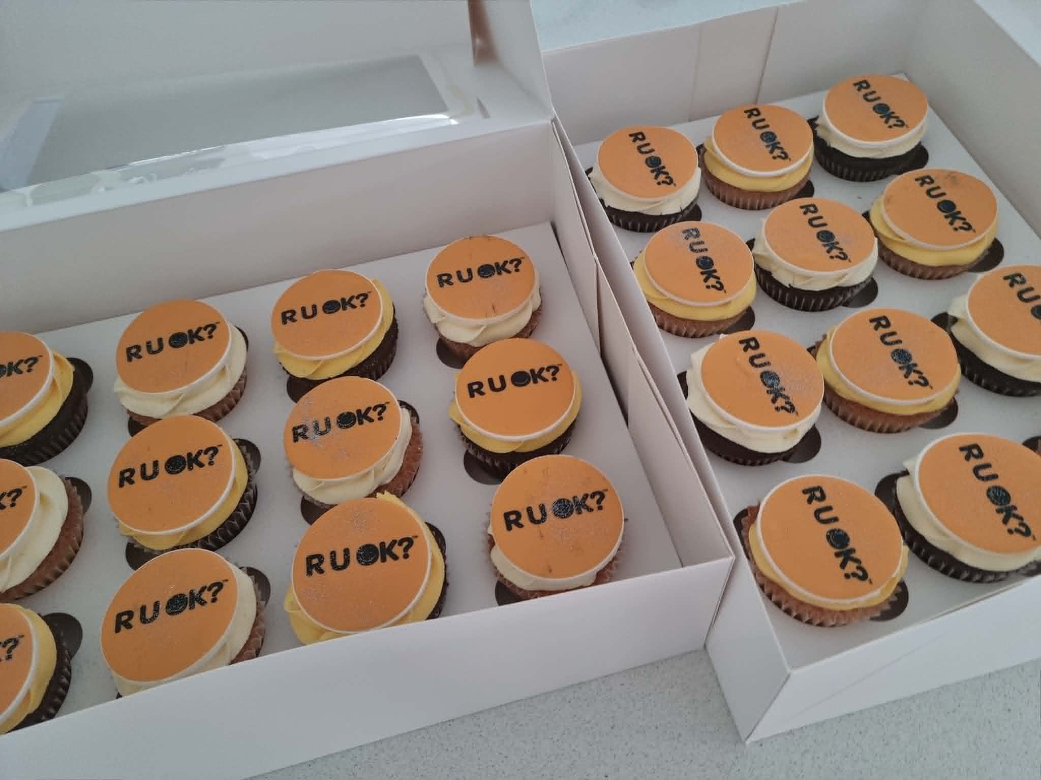 R U OK Day Cupcakes