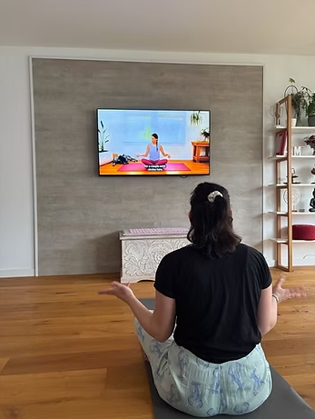 "Lieblingsreaktion" zu meinem Online-Yoga