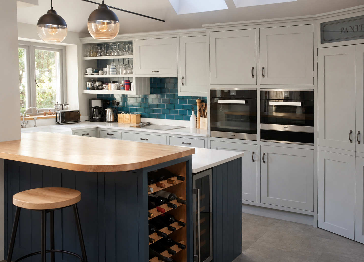 Buxted Road bespoke kitchen by Square Peg Designs, North London