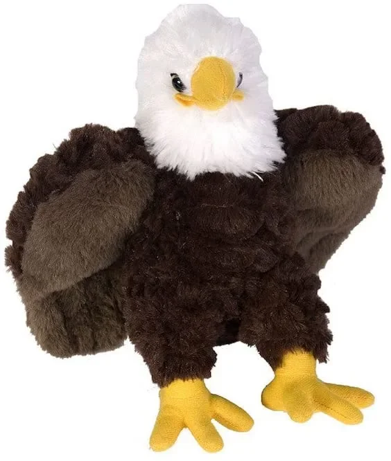 8" Mini Eagle Teddy Bear