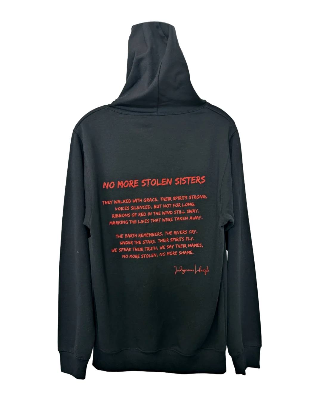 stolen sisters black hoodie back.webp