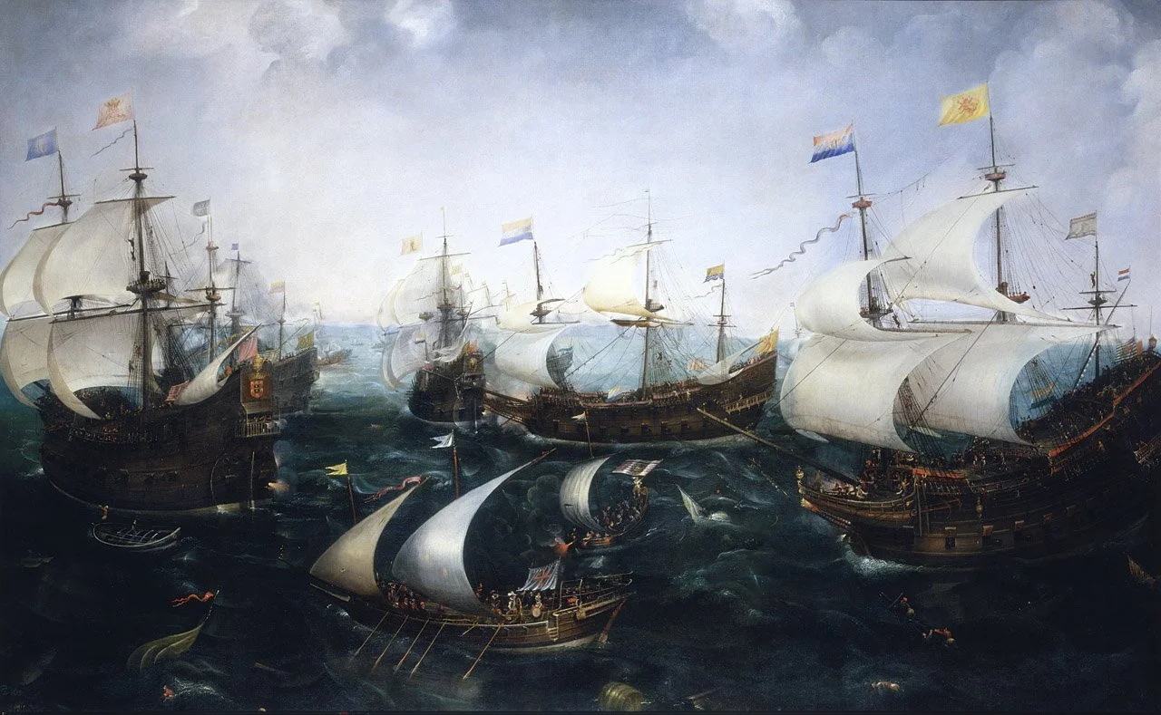 Dutch ships at Gibraltar