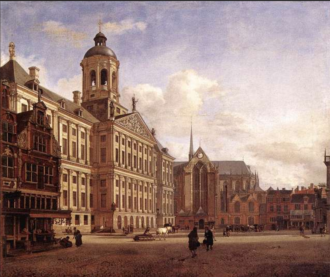 Jan van der Heyden — The new town hall in Amsterdam