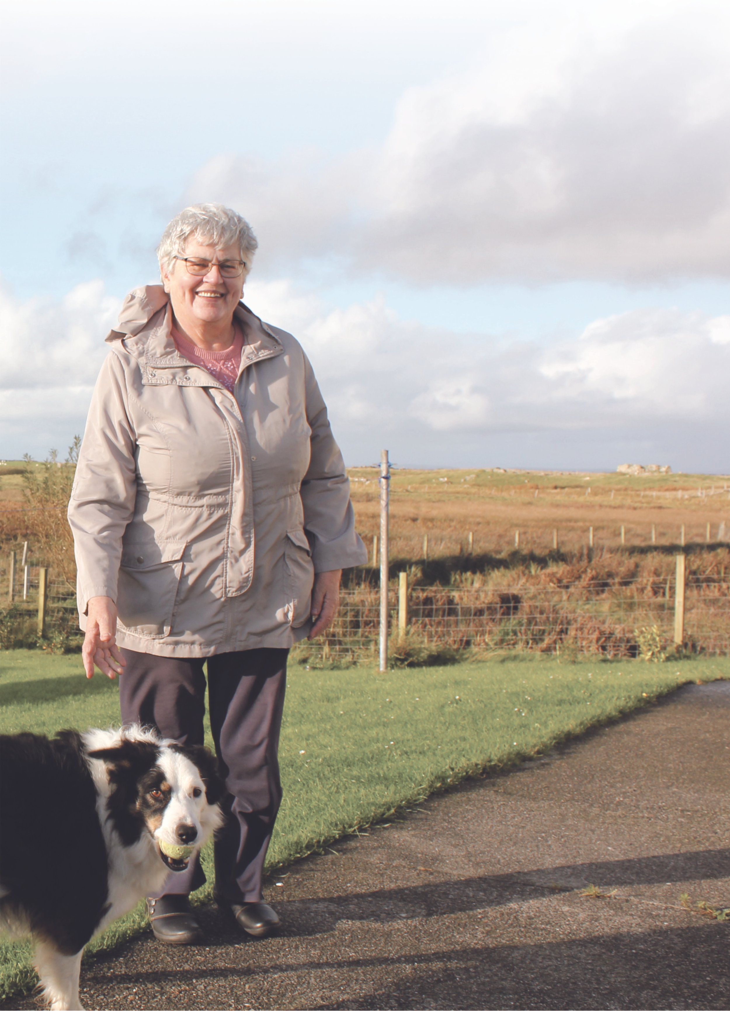 Peggy Campbell, Ardkenneth, South Uist. October 2021. 