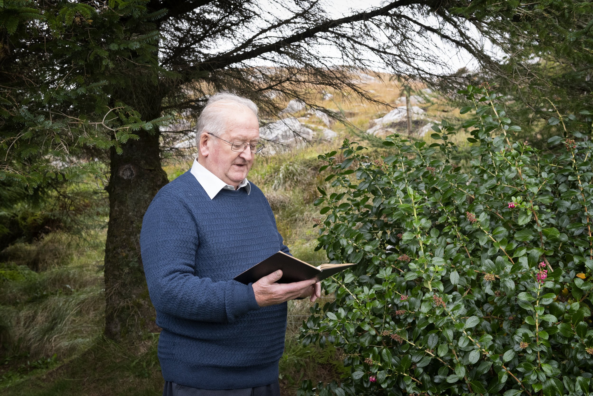 Hamish Taylor, Flodabay, Harris, October 2022. Photo by Mairi M Martin.