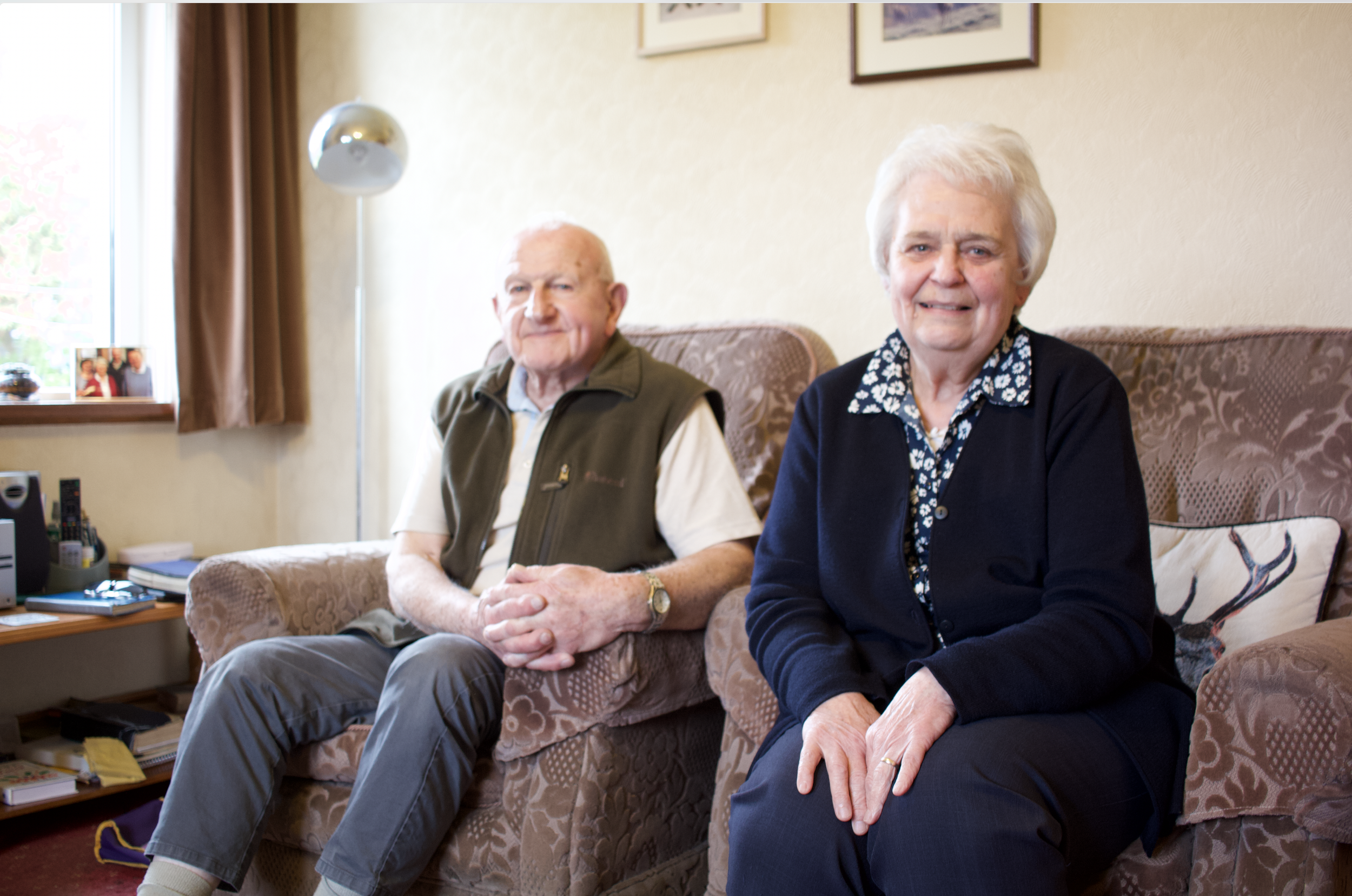 William and Catherine Fraser, singers, Kyle of Lochalsh. May 2022. 