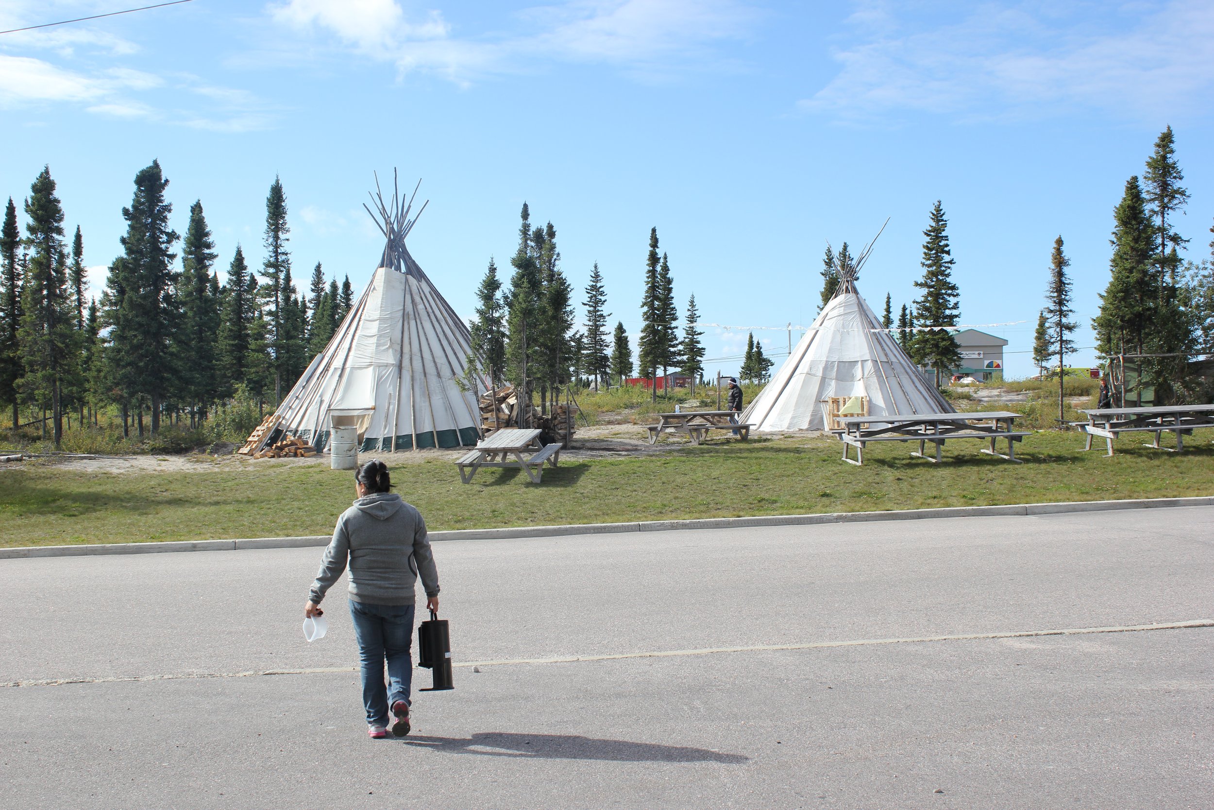 Wemindji, Eeyou Istchee, Québec. November 2011. Photograph by Frances Wilkins.
