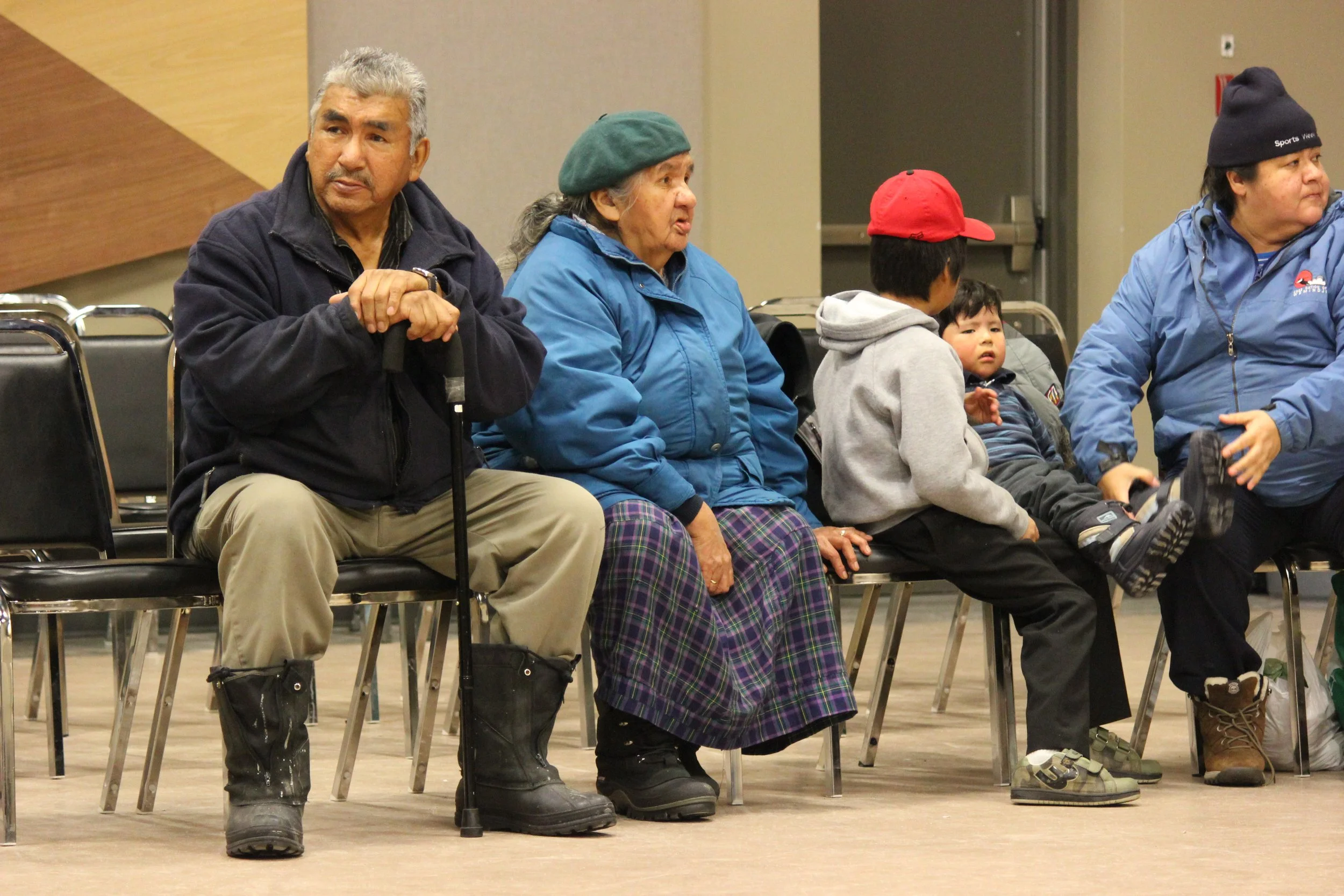 James Stewart in Wemindji, Eeyou Istchee, Québec. November 2011. Photograph by Frances Wilkins.