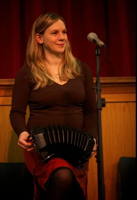 Frances performing in Aberdeen.  