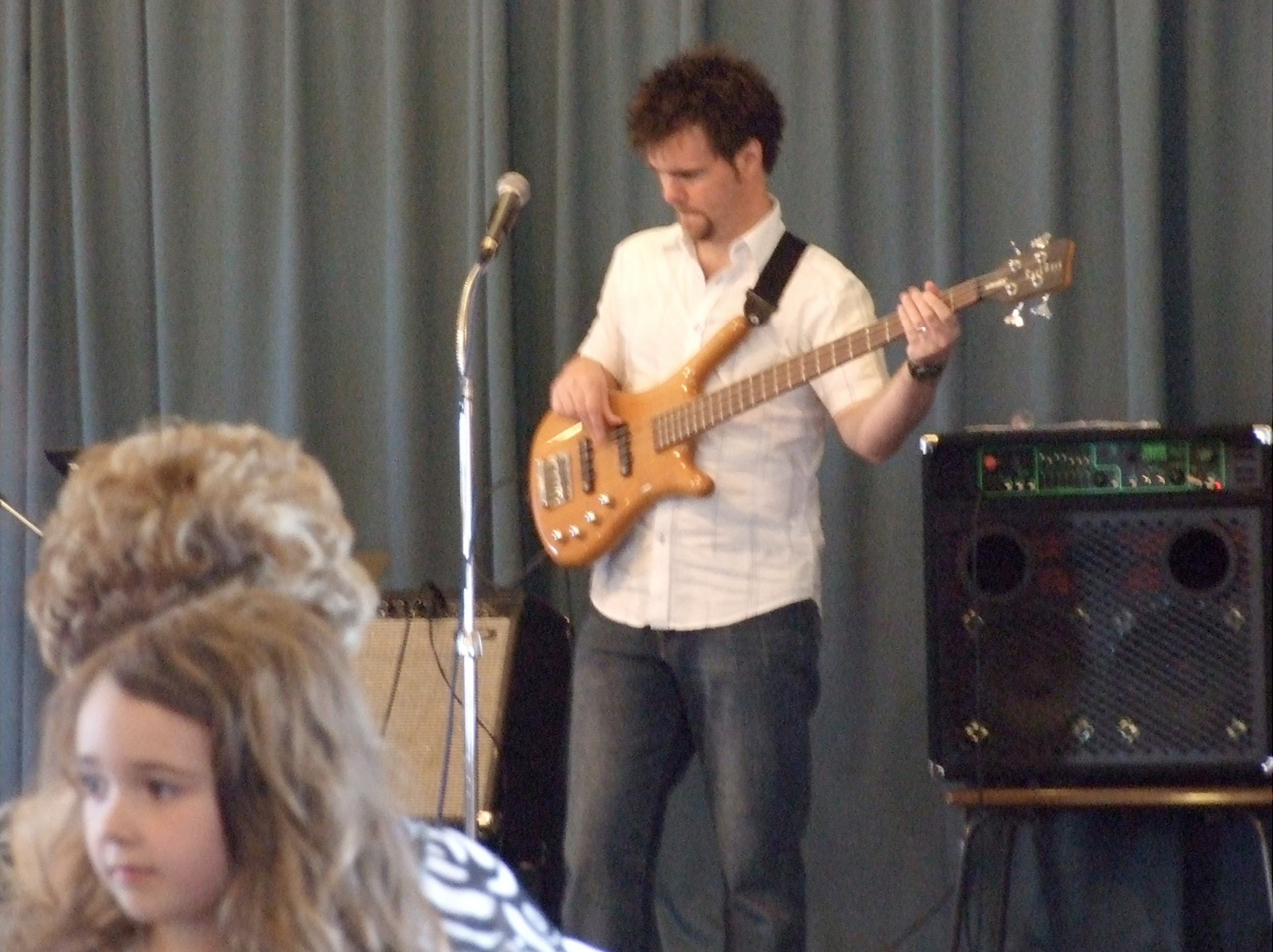New Hope Church, Peterhead. Sunday service worship group. May 2007. Photo by Frances Wilkins. 