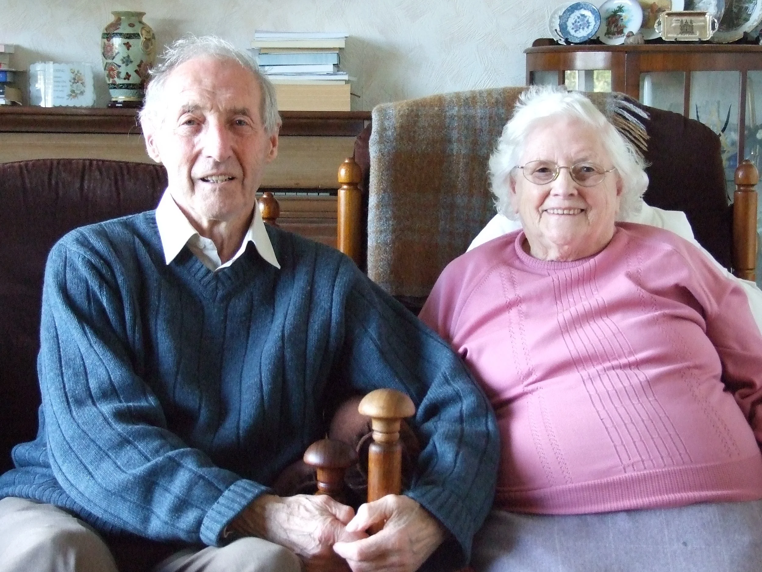 George and Grace Rendall, Kirkwall, Orkney, September 2007. Photograph by Frances Wilkins