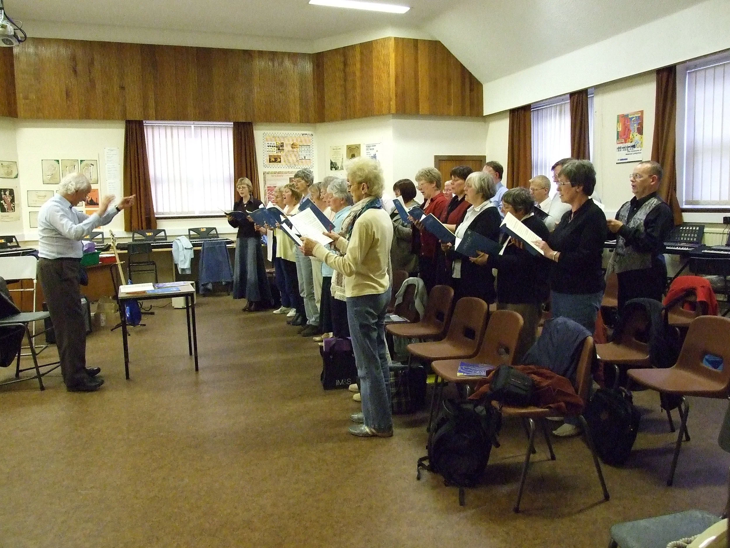 Peterhead Choral Society, Peterhead, Aberdeenshire, May 2007. Photograph by Frances Wilkins. 
