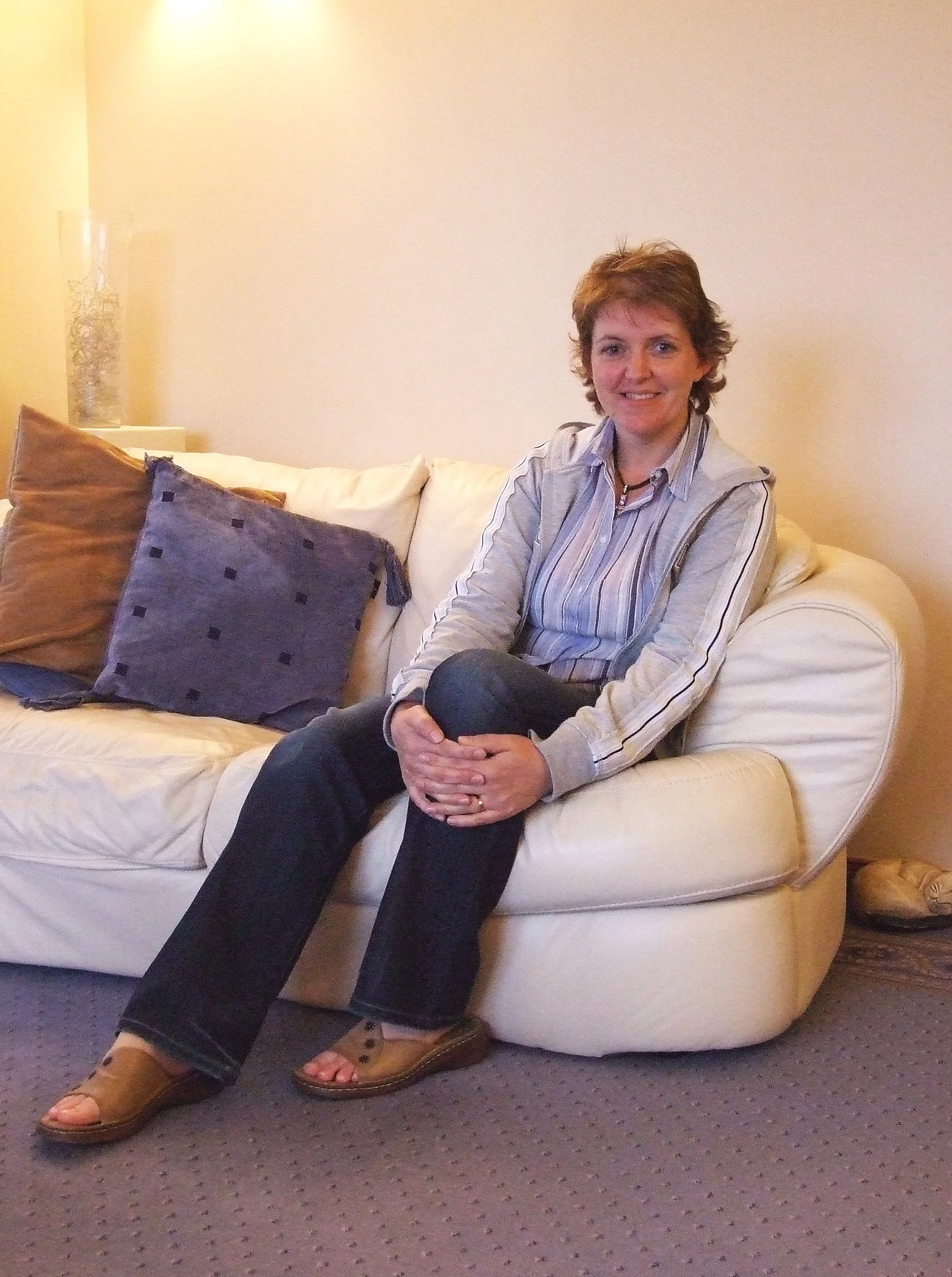 Monica Jack, singer, Gardenstown, Aberdeenshire. May 2007. Photo by Frances Wilkins. 