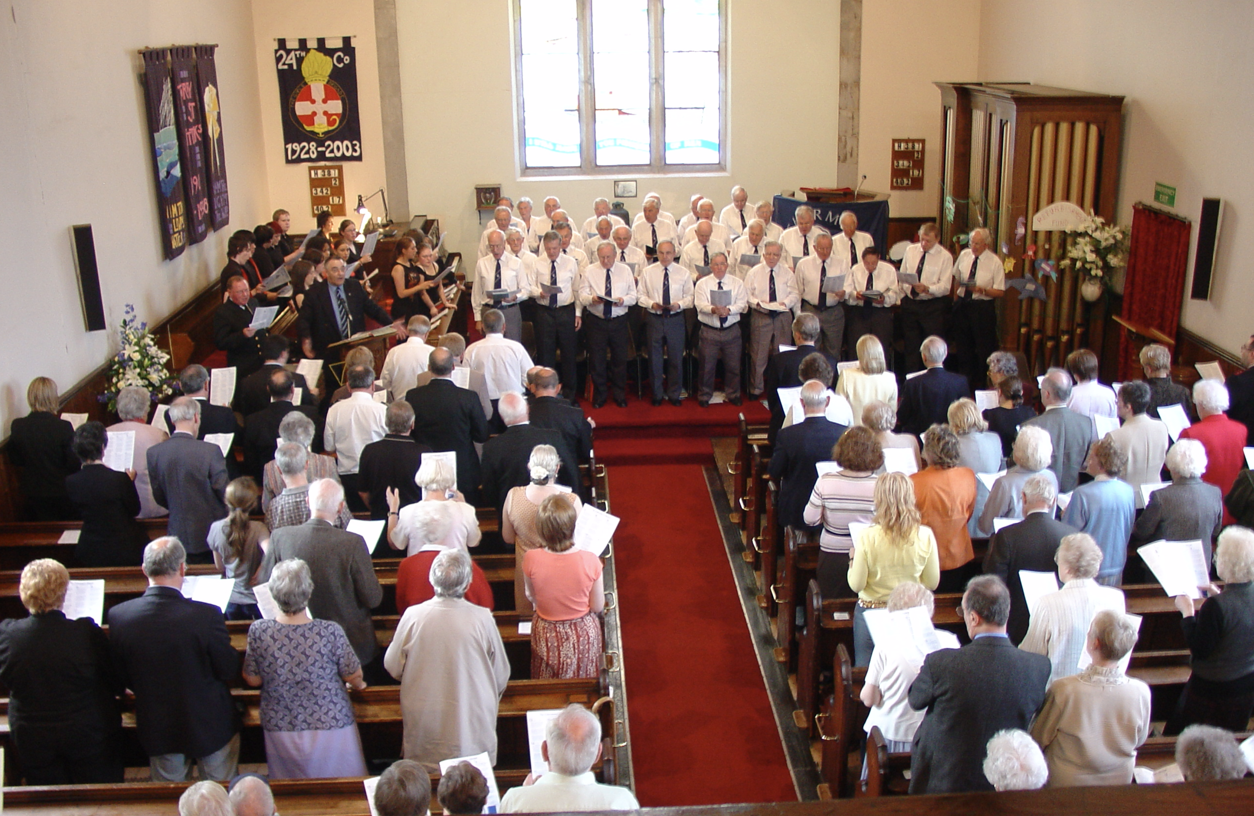 RNMDSF Praise Night, St Fitticks Church, Torry, Aberdeen. 13 June 2006. Photo by Frances Wilkins.