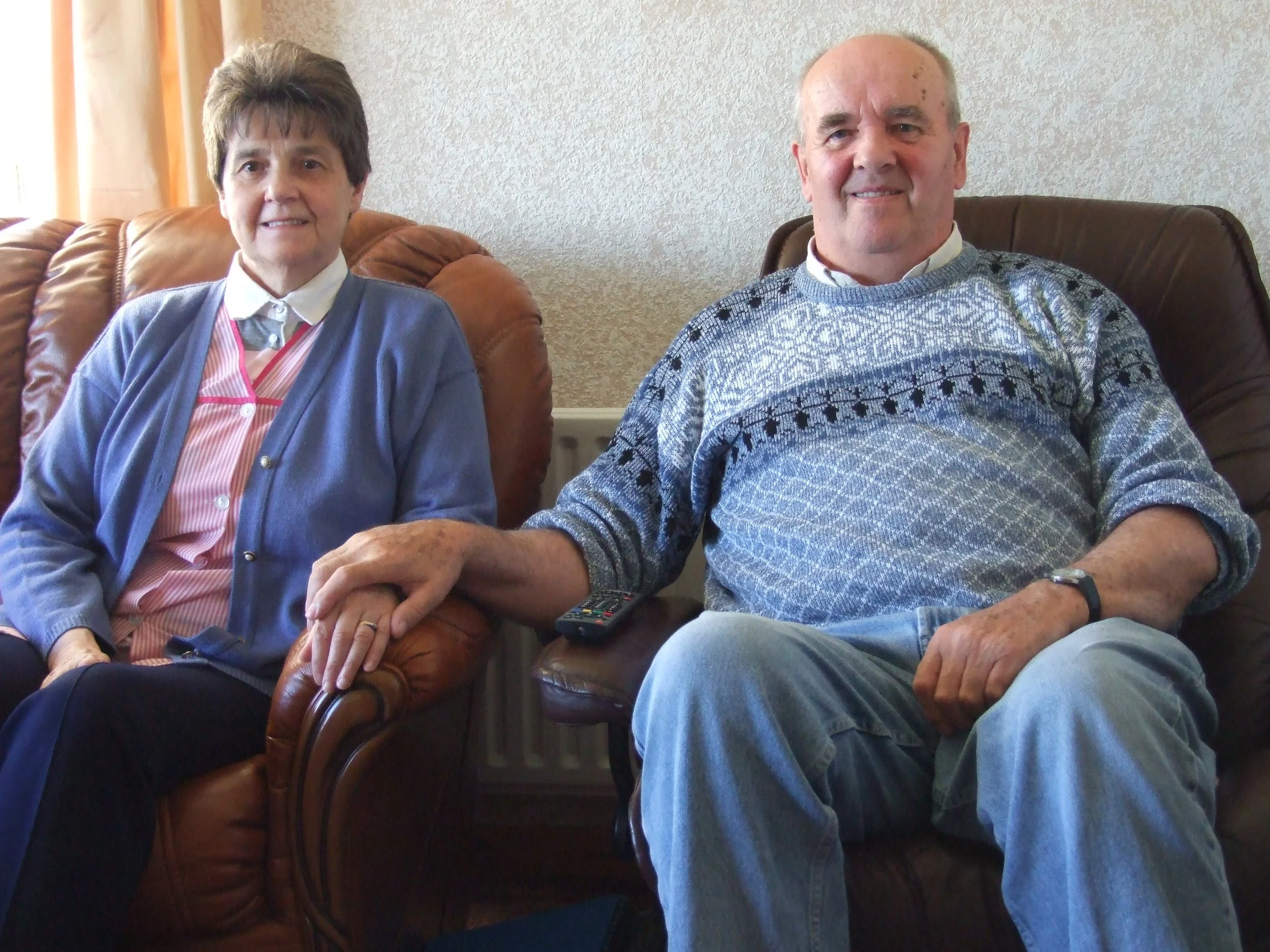 Billy and Ruby Brown, Stromness, Orkney, September 2007. Photo by Frances Wilkins.