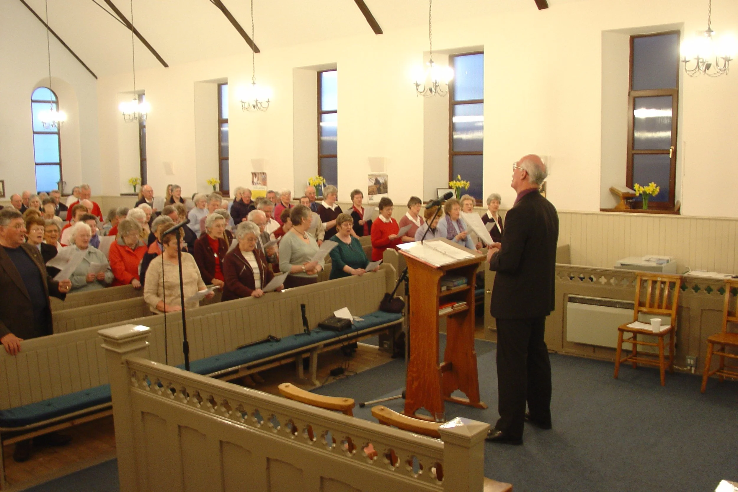 Raymond Mack, Sankey Night, Dyce Parish Church, Aberdeen, April 2006. Photograph by Frances Wilkins. 