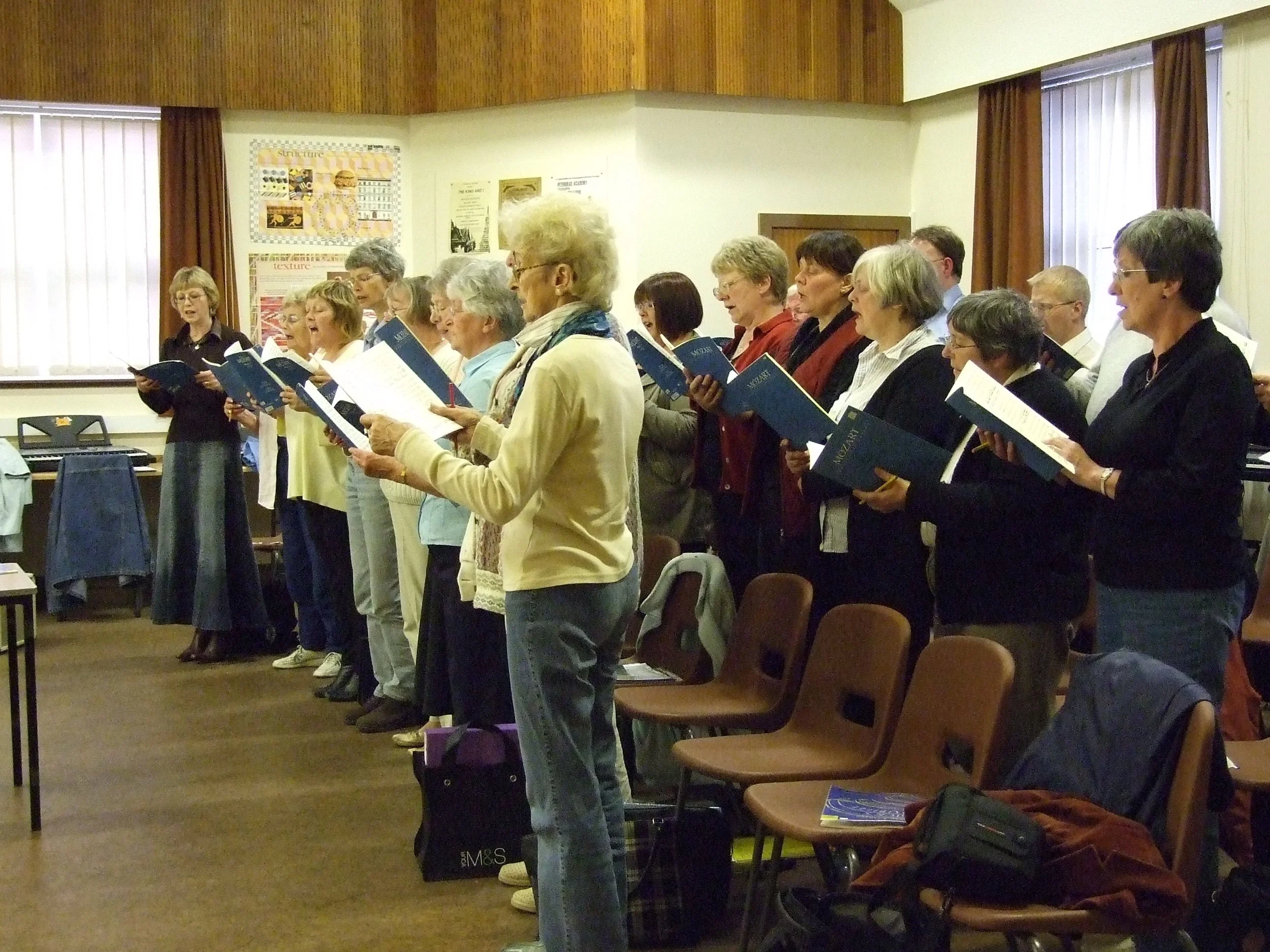 Peterhead Choral Society, Peterhead, Aberdeenshire, May 2007. Photograph by Frances Wilkins. 