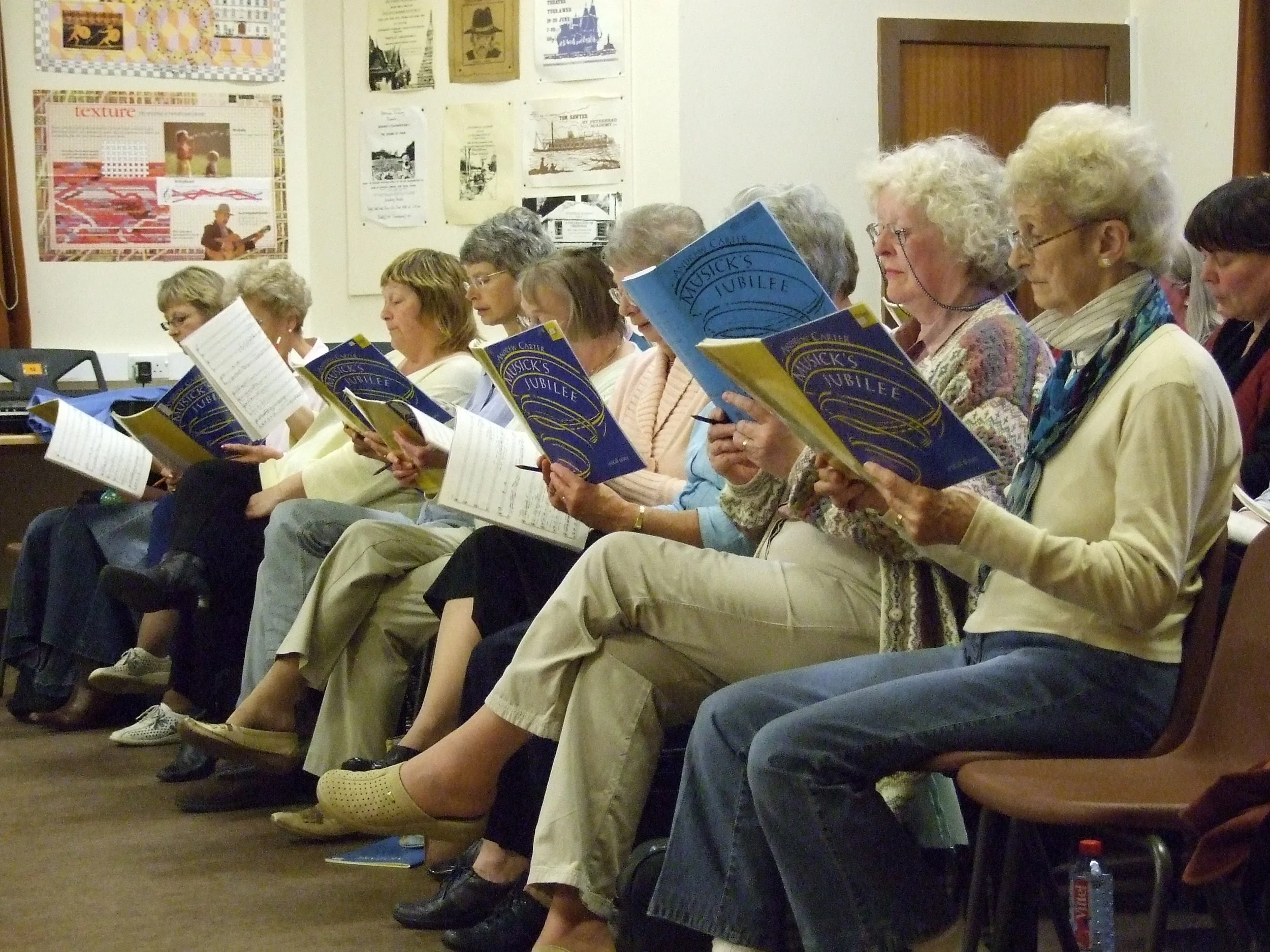 Peterhead Choral Society, Peterhead, Aberdeenshire, May 2007. Photograph by Frances Wilkins. 