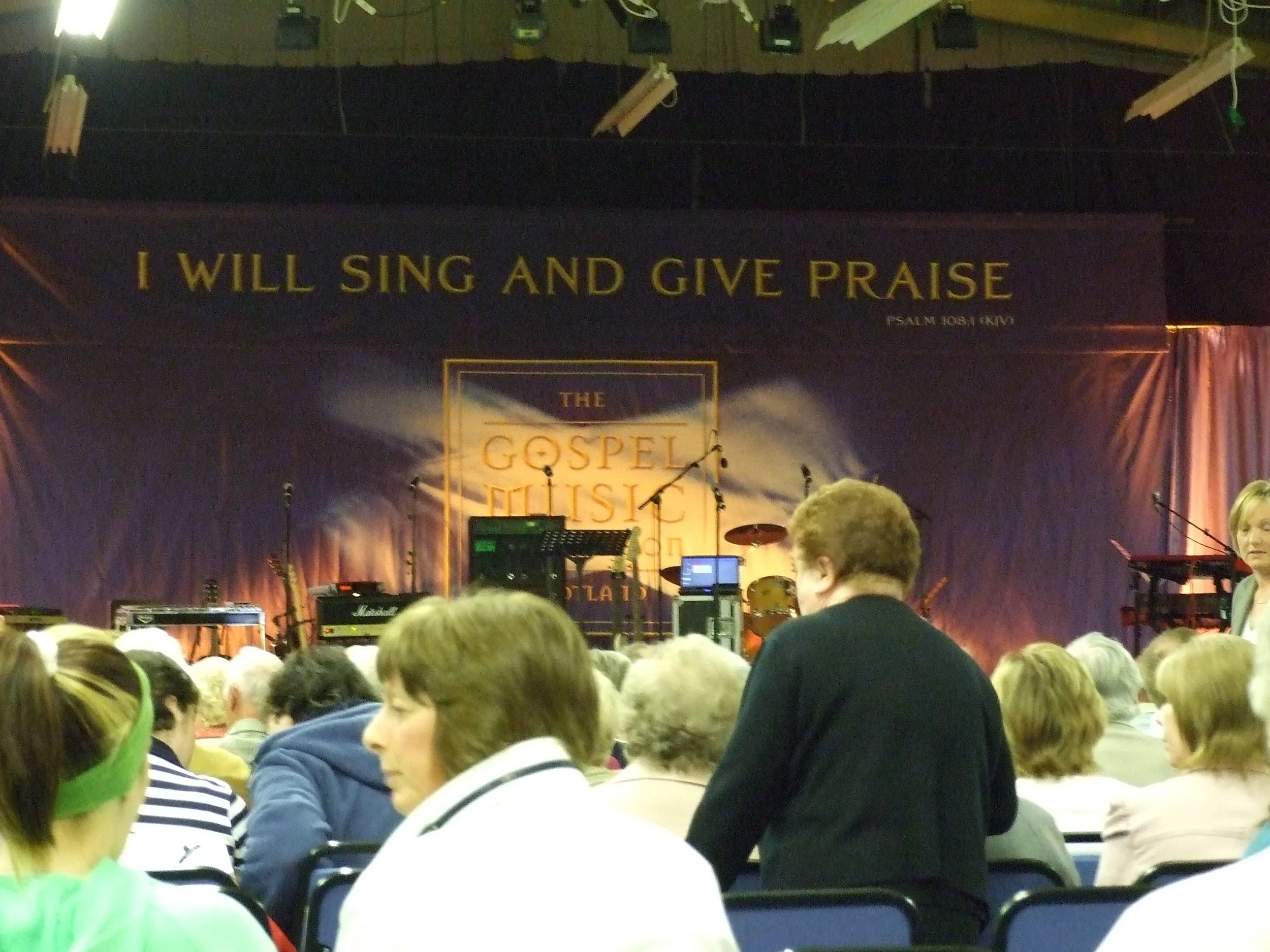 Fraserburgh Gospel Music Convention, Aberdeenshire, 2007. Photograph by Frances Wilkins. 