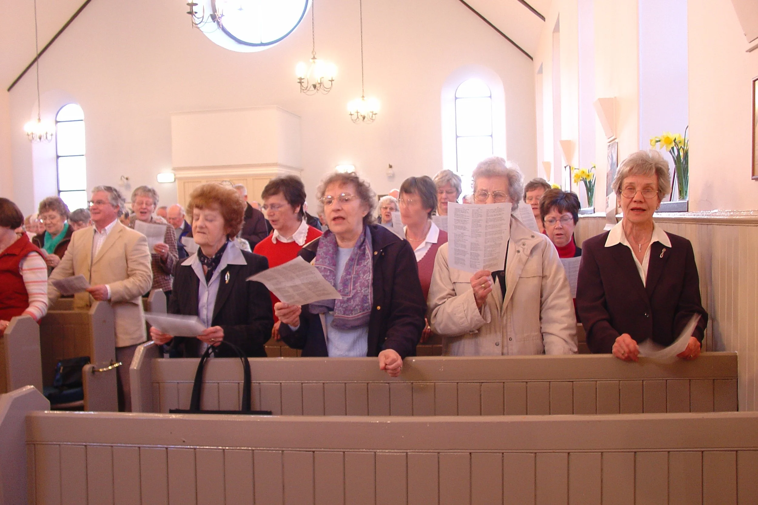 Sankey Night, Dyce Parish Church, Aberdeen, April 2006. Photograph by Frances Wilkins. 