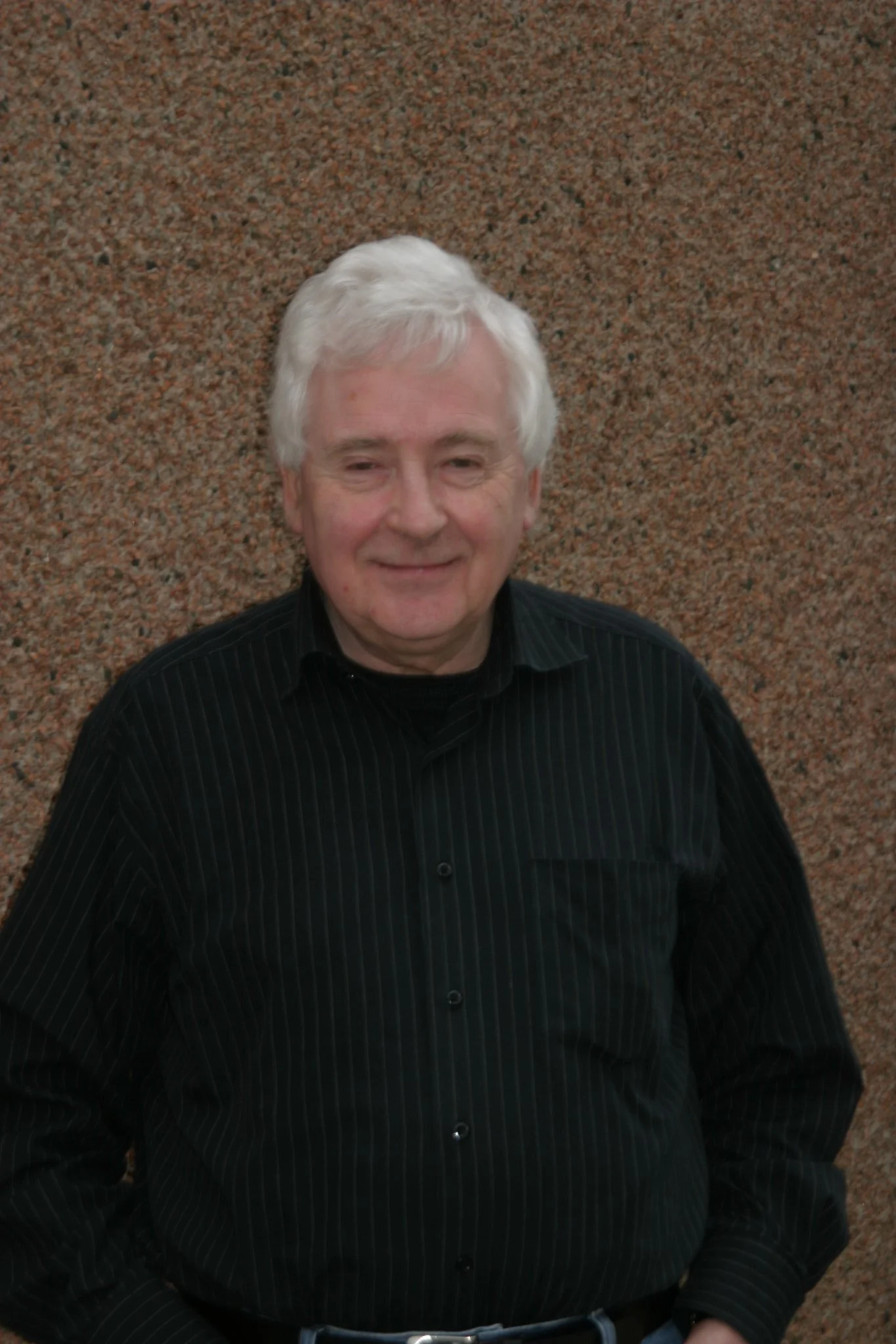 Ken Cowe, singer and radio presenter, Peterhead, Aberdeenshire, November 2006. Photograph by Frances Wilkins.